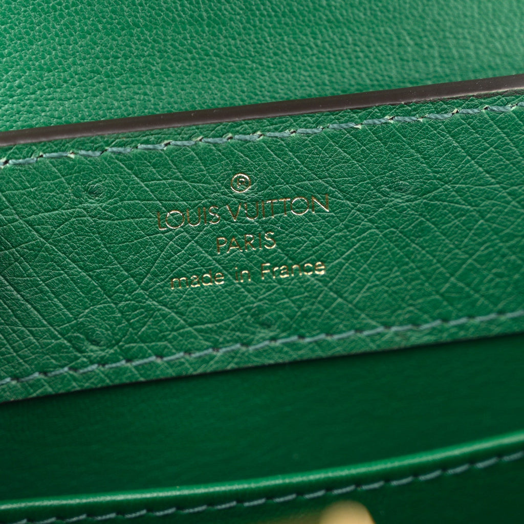 Ostrich Capucines Mini Mint