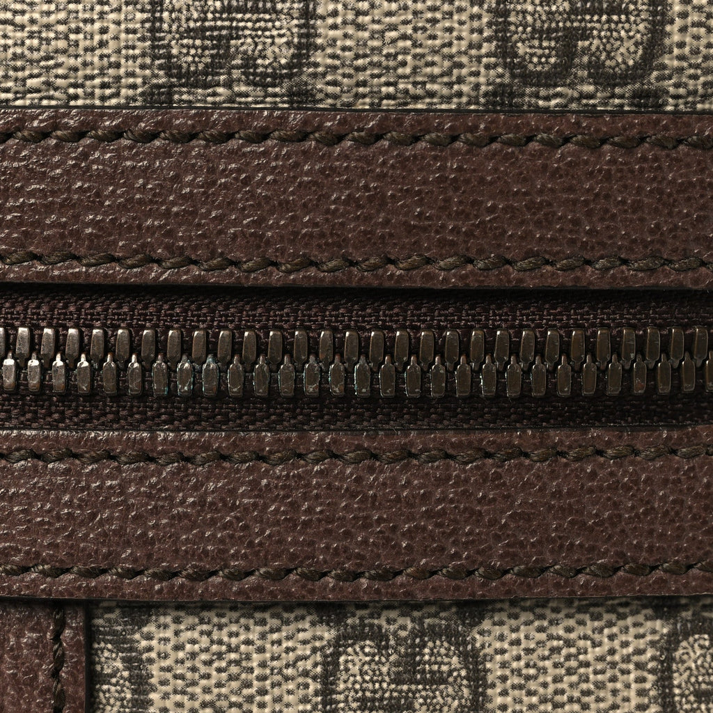 GG Supreme Monogram Web Small Ophidia Messenger Bag Brown