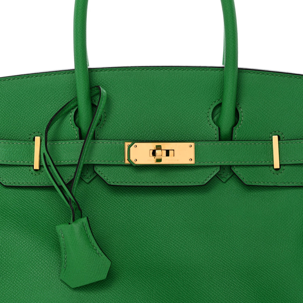 Epsom Birkin 30 Bambou