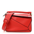 Calfskin Small Puzzle Bag Scarlet