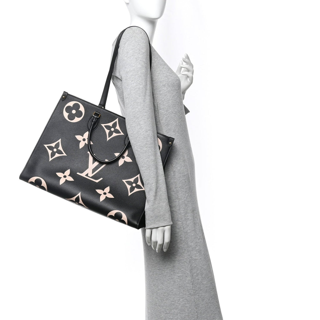Empreinte Monogram Giant Onthego GM Black Beige