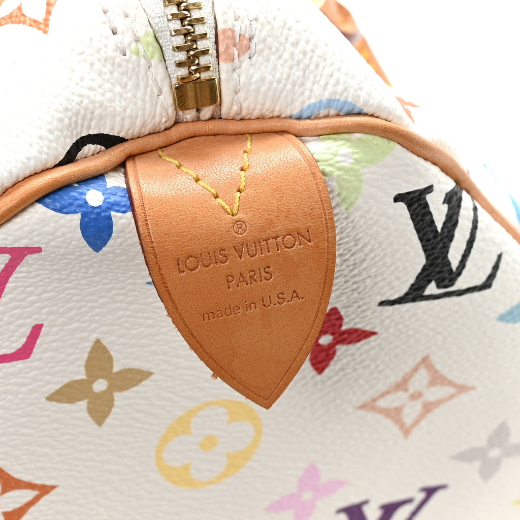 Monogram Multicolor Speedy 30 White