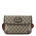 GG Supreme Monogram Neo Vintage Web Belt Bag Brown