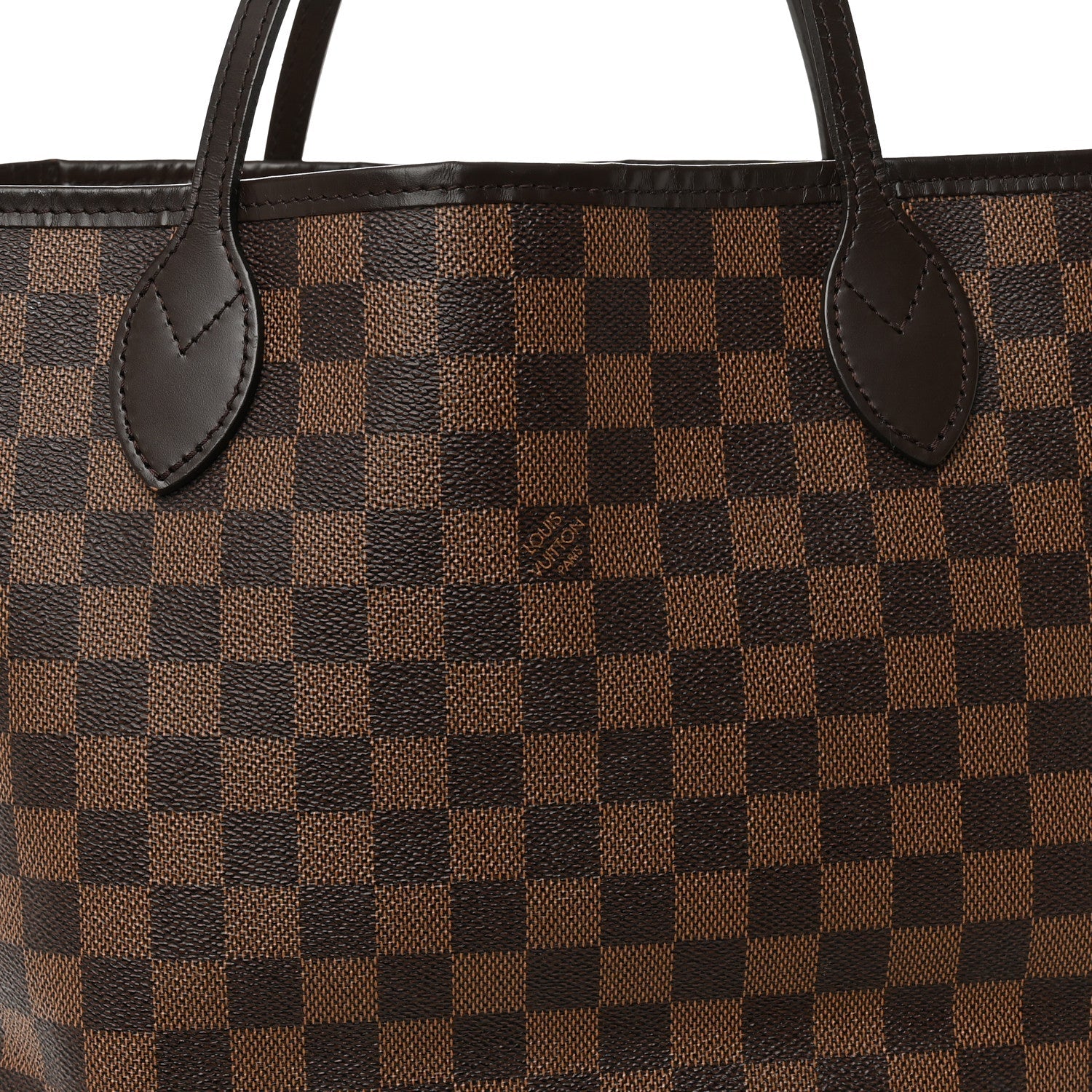 Damier Ebene Neo Neverfull MM Rose Ballerine