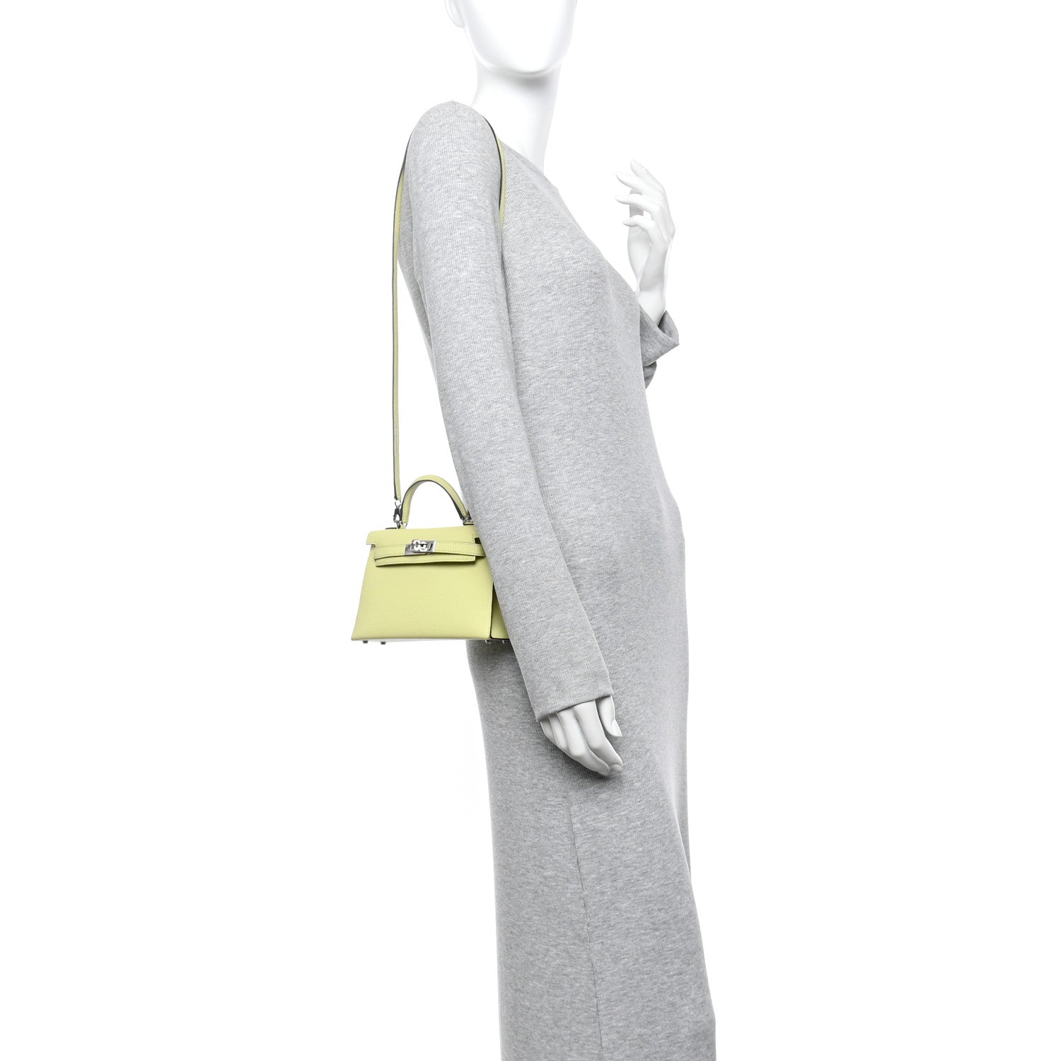 Chevre Mysore Mini Kelly Sellier 20 Jaune Bourgeon