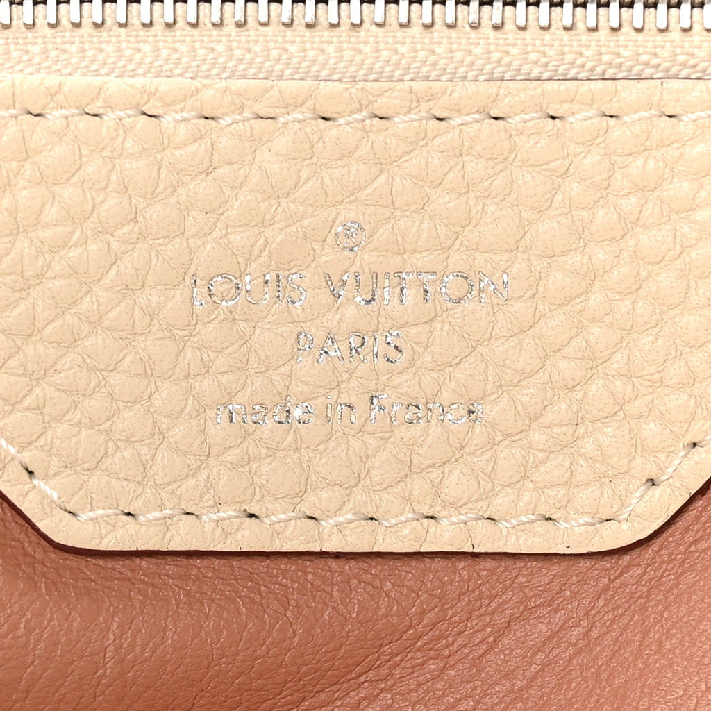 Taurillon Capucines MM Blanc Casse