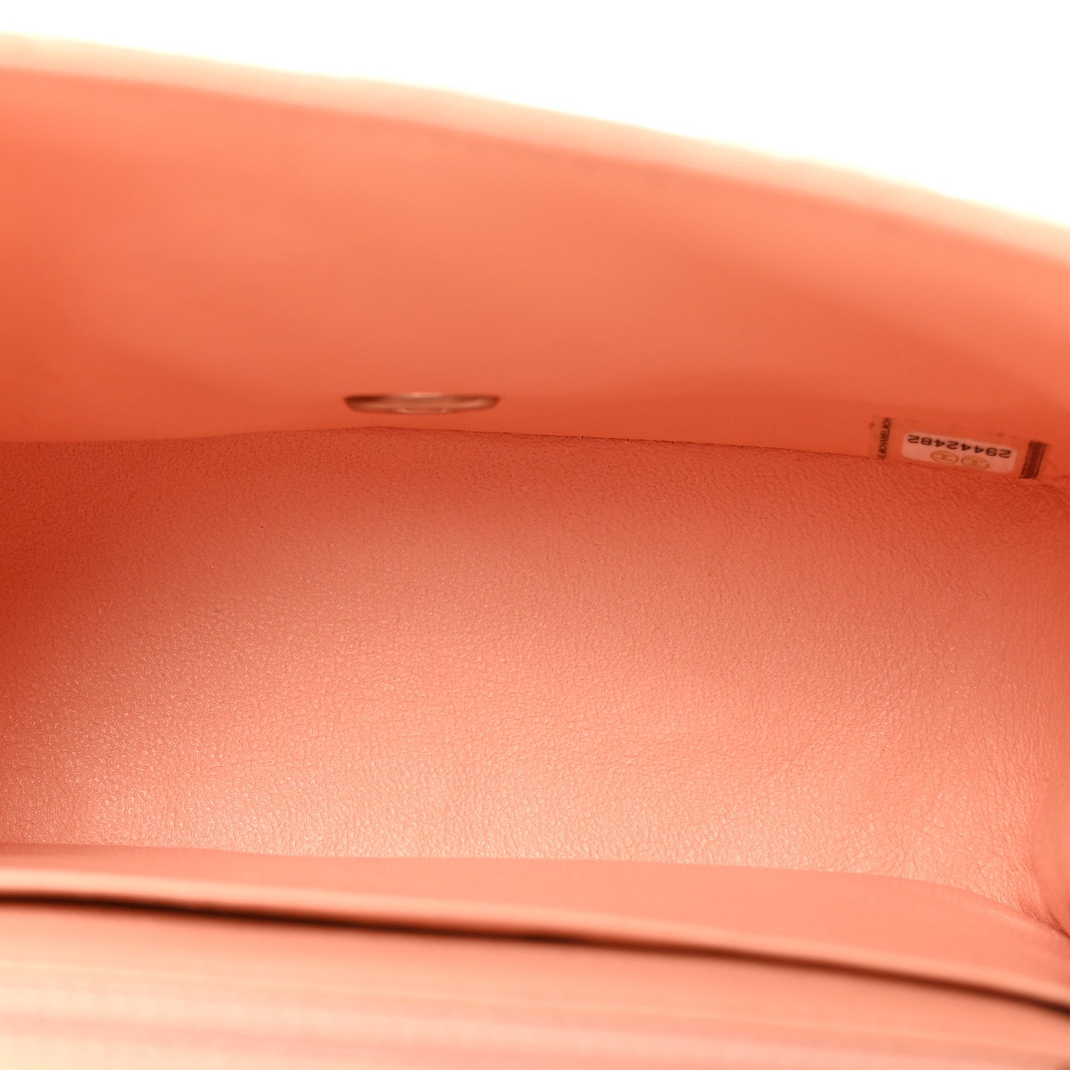Lambskin Quilted Mini Square Flap Light Pink