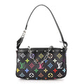 LV X TM Monogram Multicolor Pochette Accessories Black