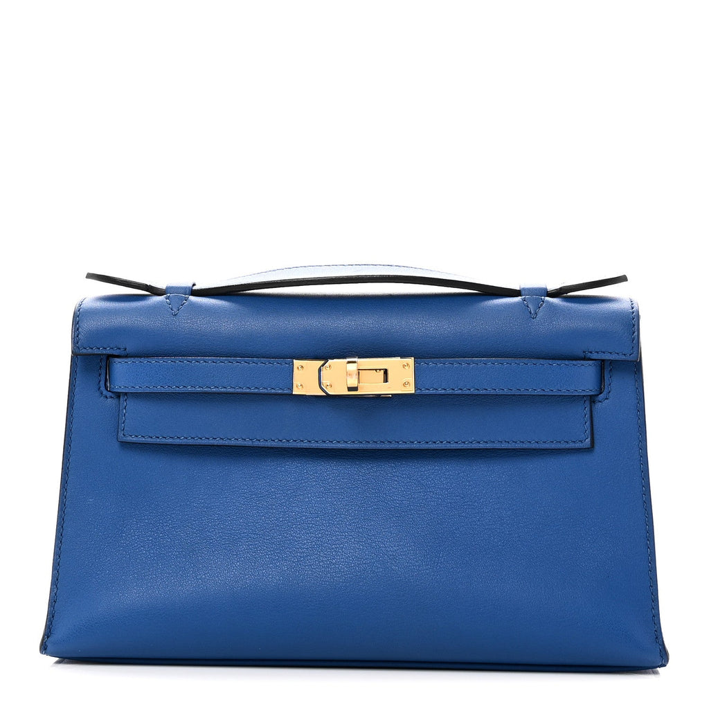 Swift Kelly Pochette Clutch Bleu France