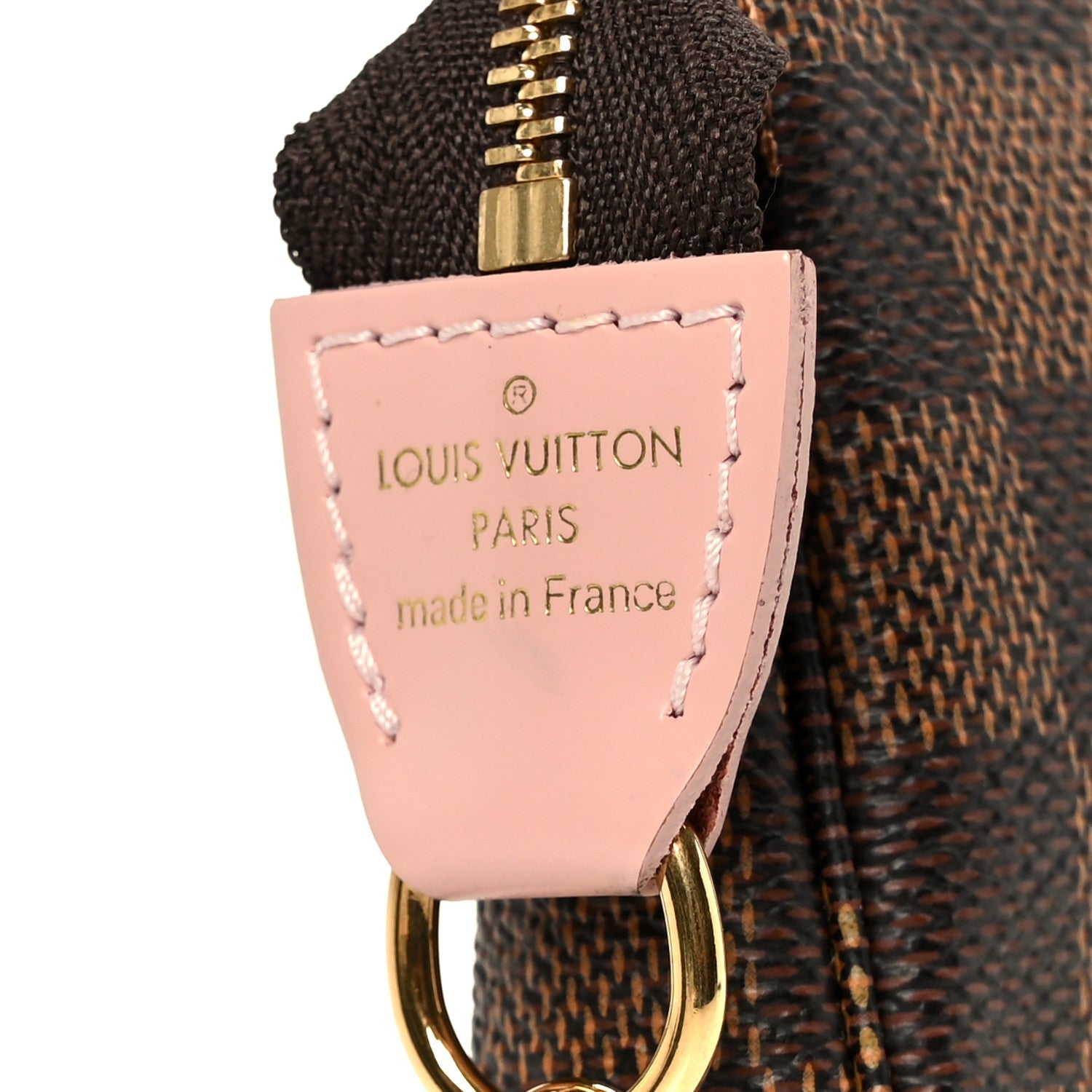 Damier Ebene 2020 Christmas Animation Big Wheel Mini Pochette Accessories Rose Ballerine
