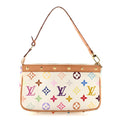 Monogram Multicolor Pochette Accessories White