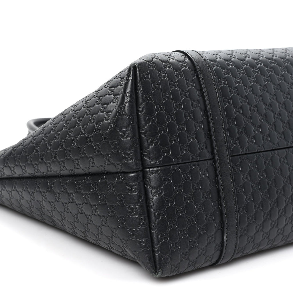 Microguccissima Medium Joy Tote Black