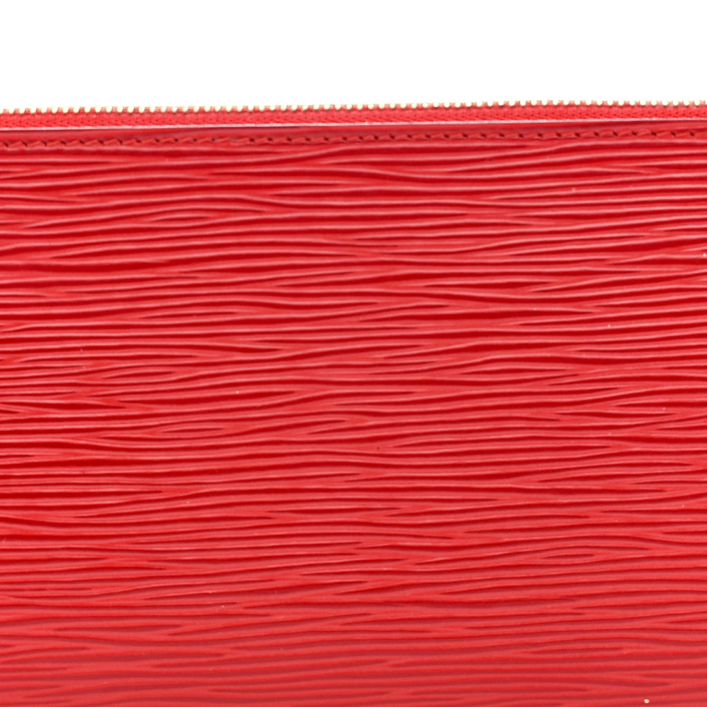 Epi Pochette Accessories 21 Castillan Red