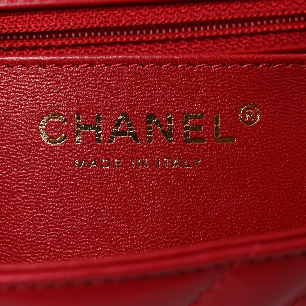 Aged Calfskin Chevron Quilted 2.55 Reissue Mini Flap Dark Red