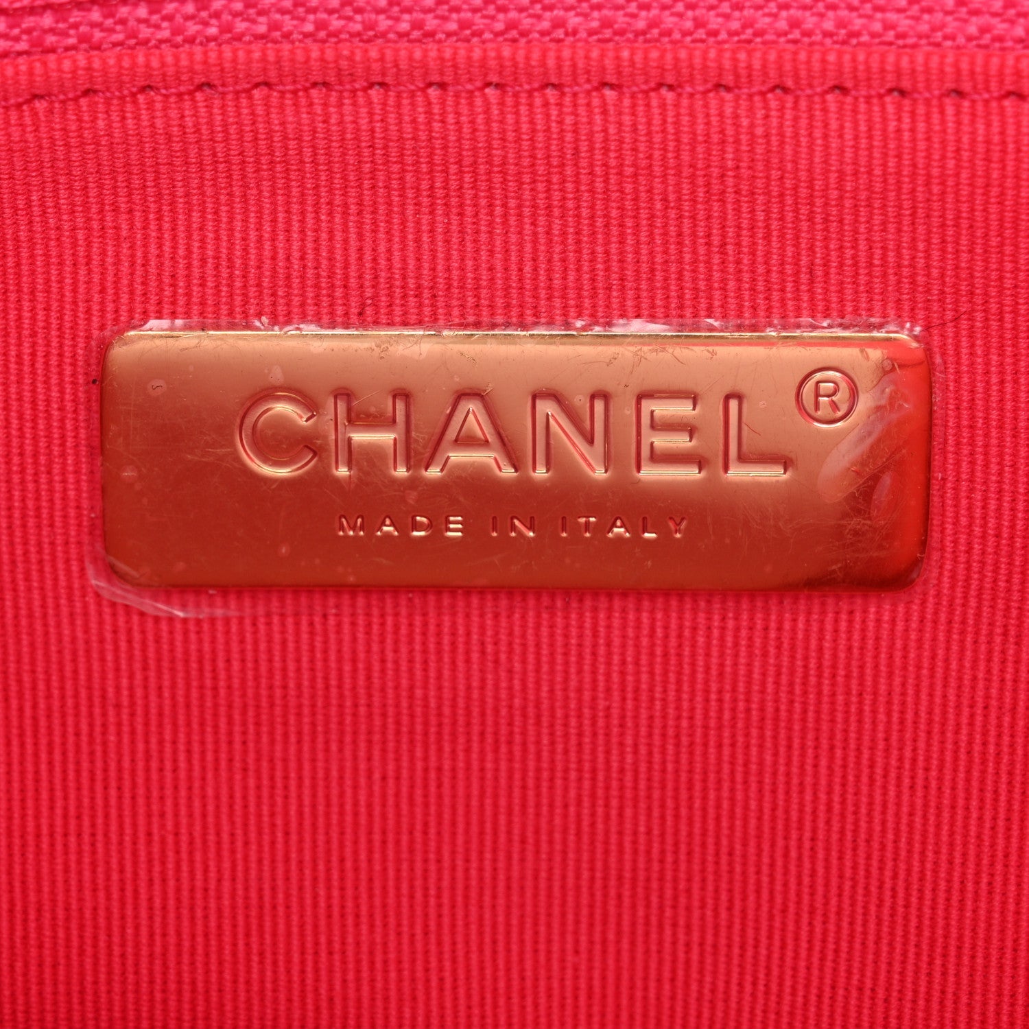 Lambskin Quilted Chanel 19 Hobo Pink