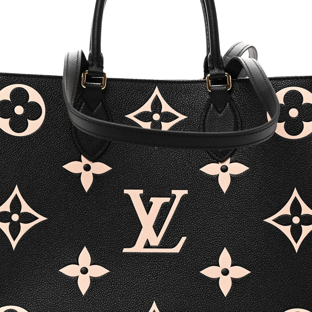 Empreinte Monogram Giant Onthego MM Black Beige