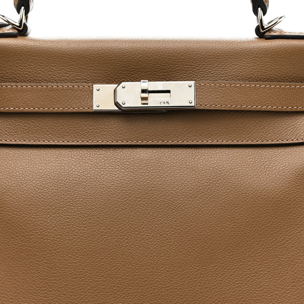 Evercolor Kelly Retourne 28 Beige De Weimar