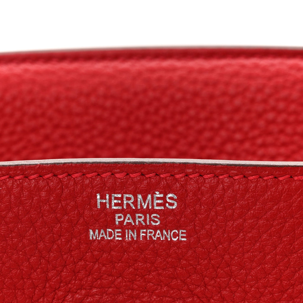 Togo Birkin 35 Rouge Casaque