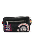 GG Supreme Monogram Night Courrier Belt Bag Black Multicolor
