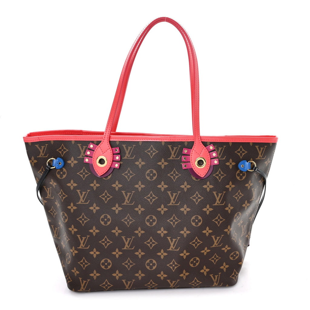 Monogram Totem Neo Neverfull MM Flamingo