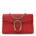 Calfskin Super Mini Dionysus Shoulder Bag Hibiscus Red