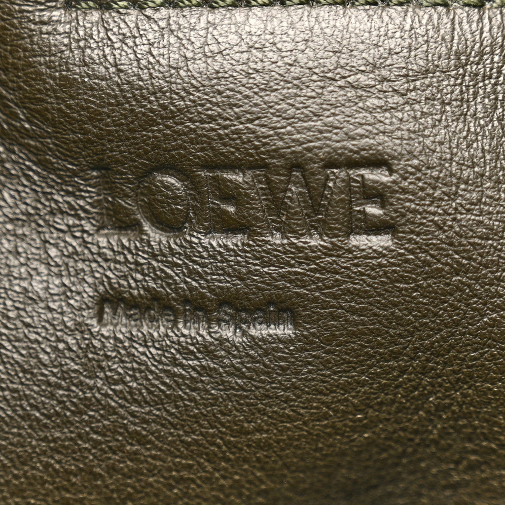 Suede Flamenco Satchel Bottle Green
