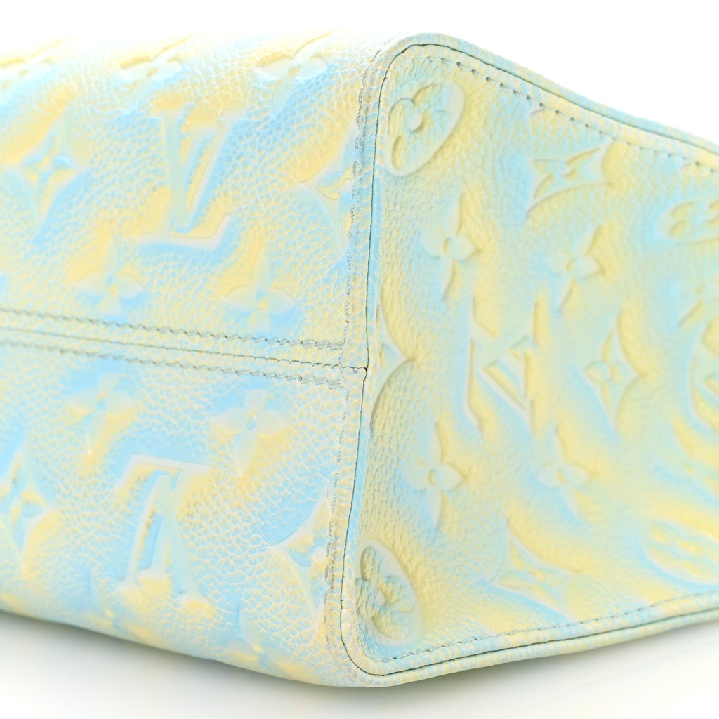 Empreinte Monogram Summer Stardust Onthego PM  Water Green
