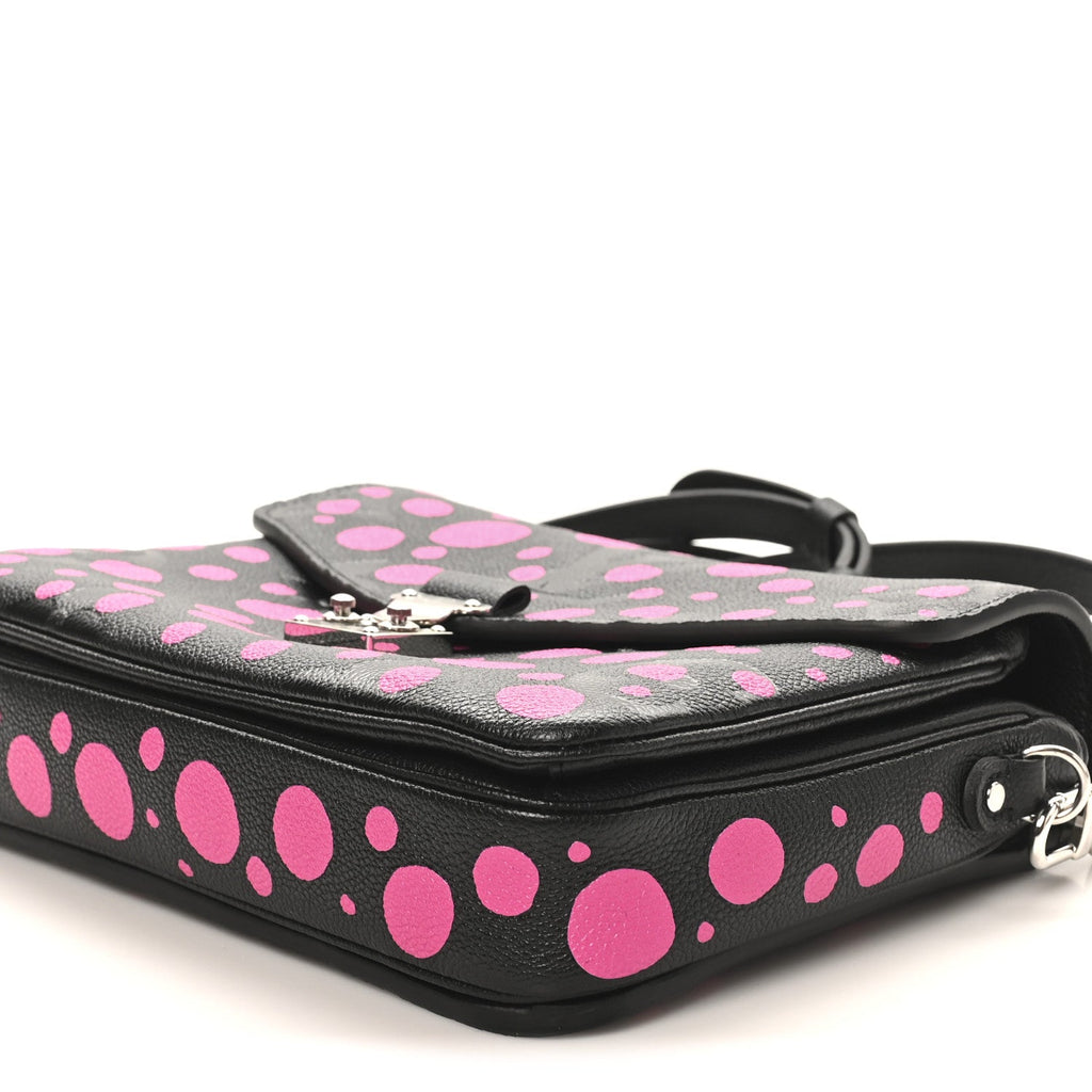 LV x YK Empreinte Monogram Giant Pochette Metis Black Fuchsia